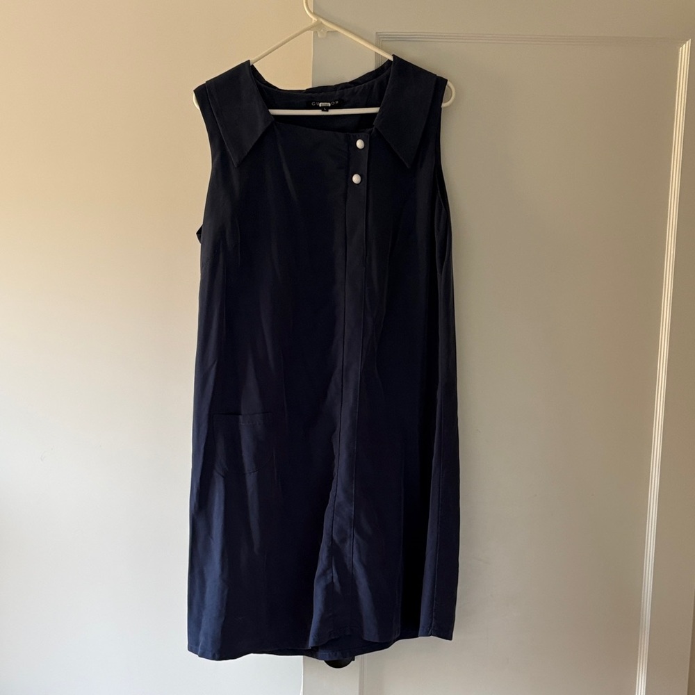 Curator SF navy blue dress, large